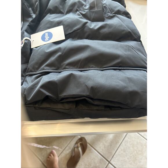 NWT Offside Men's Winter Warm Puffer Jacket Coat Long - Black - Extra Large - Picture 15 of 15